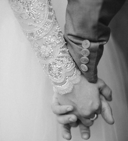 bride, love and wedded pair