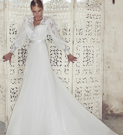 wedding dress and en