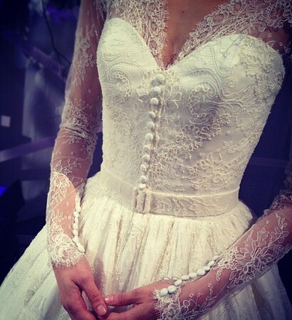 dennis basso and wedding dress