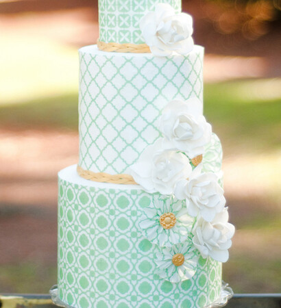 blue cake, wedding cake and pretty cake