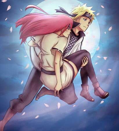naruto, minato and kushina