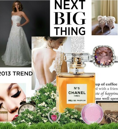 perfume, heart and pink