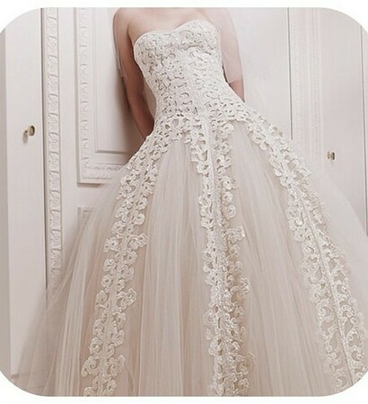 dress, vestido de novia and hermoso