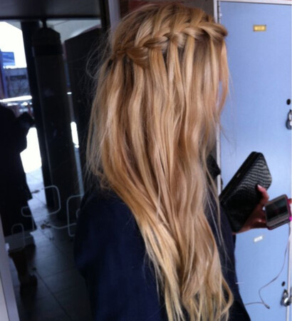 eyes, bun and blonde