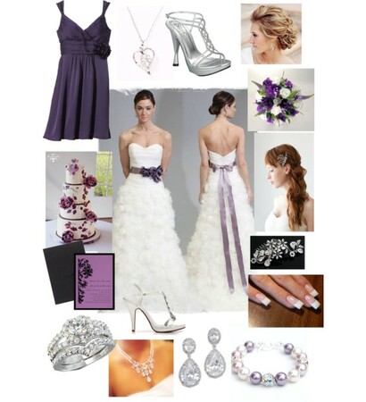 invitation, clothing and purple