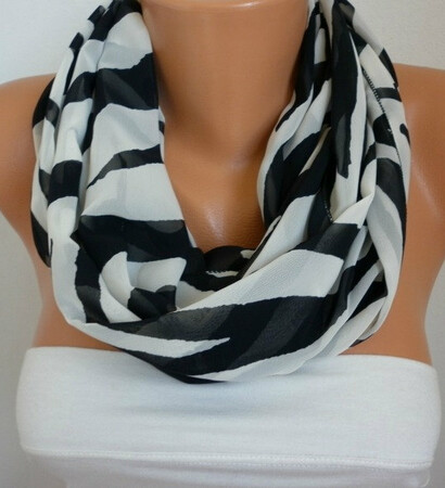 infinity, black and scarves
