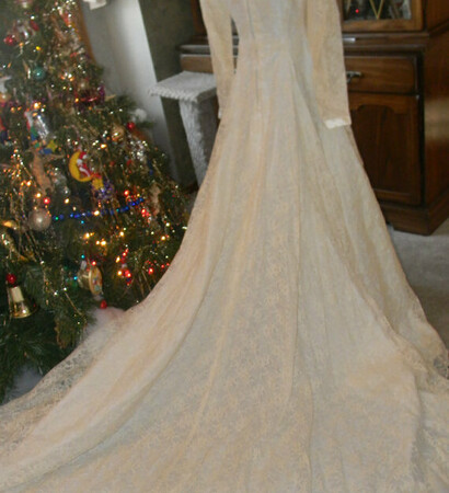 wedding gown, vintage lace wedding and william cahill