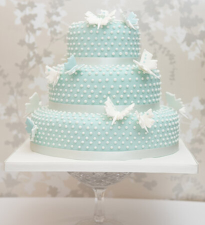 wedding cake, blue cake and pretty cake