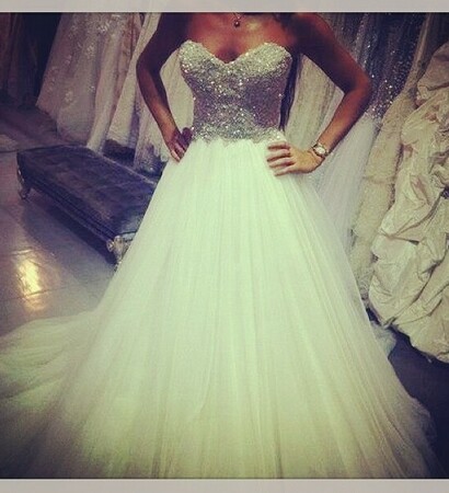 weddingdress, tall and white