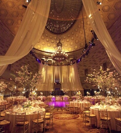 lights, Tables and food