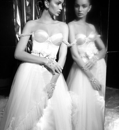 lady, vintage dress and girl