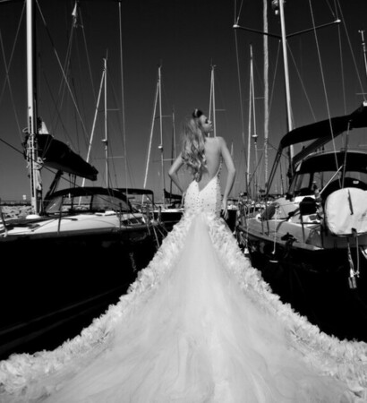 black & white, dress and white