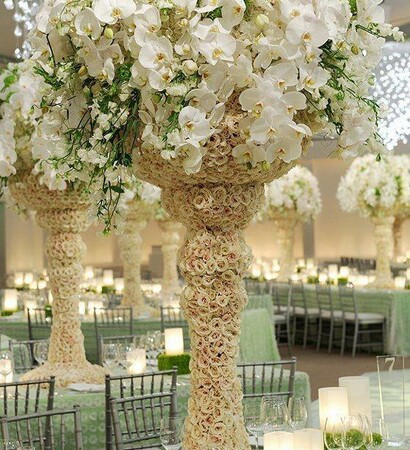 bianco, fiori bianchi and table