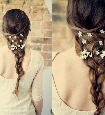 hair braids, elegant and lovely