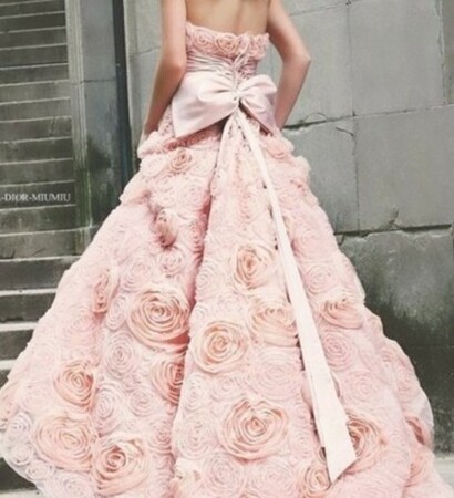prom dress, pink and lovely