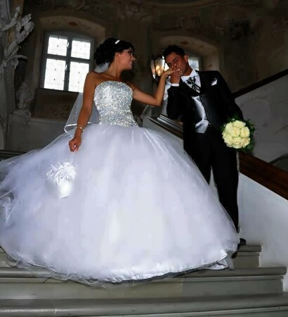 dress, kiss and girl