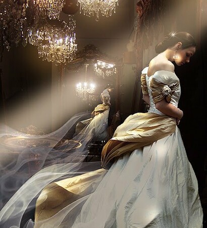 fairytale, wedding dress and long dress