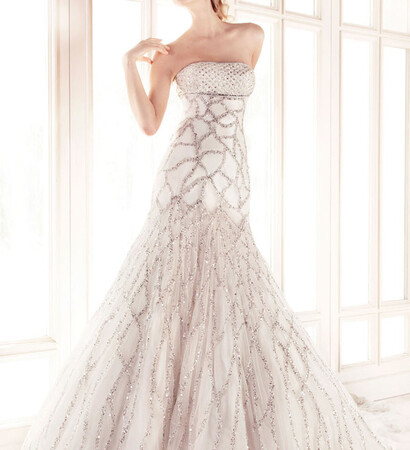 wedding dress and Georges Hobeika