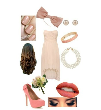 outfit, lips and curls