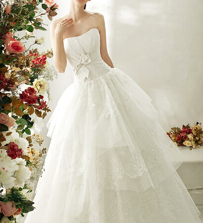 wedding inspiration, papilio and wedding dress