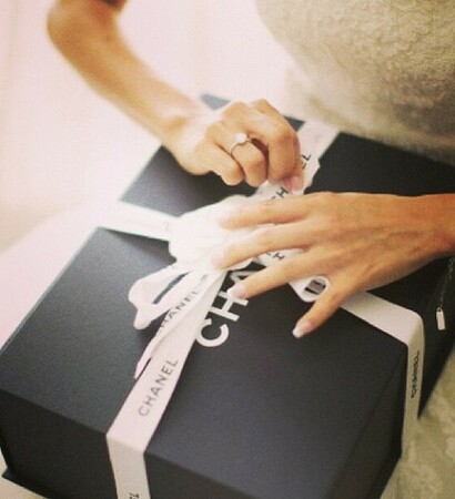 nails, white and box