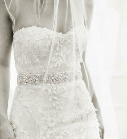 wedding dress, sparkle and white