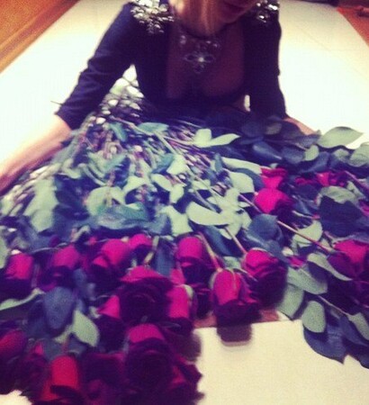 dress, blonde and bed