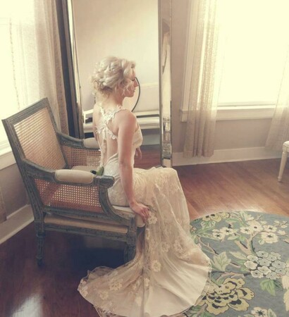 claire pettibone, devotion dress and wedding dress