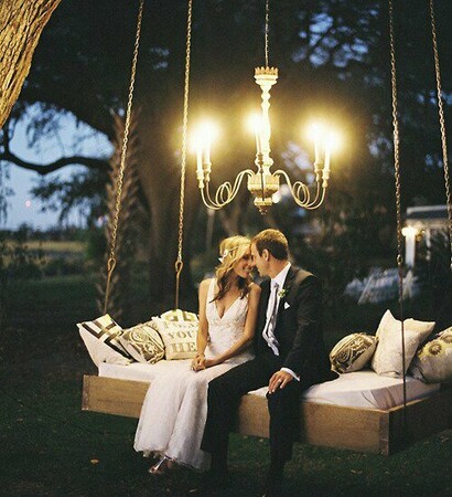 bed, love and swing