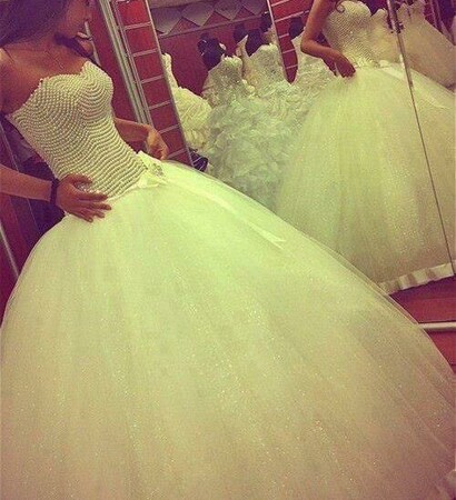 dress, pearls and girl