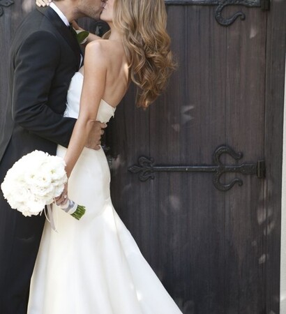 bride, dress and cuddle