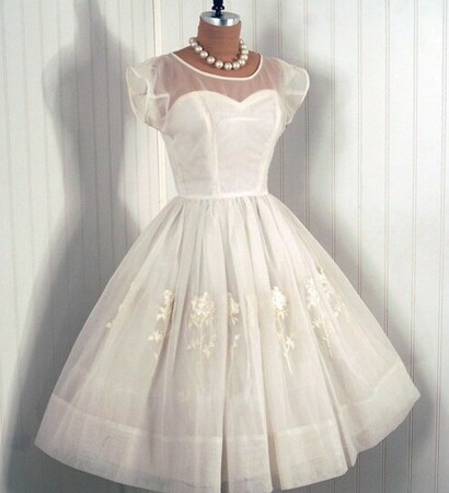 lace, retro and 50s