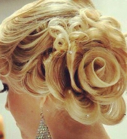 blonde, hair styles and updo