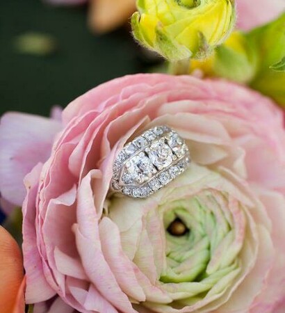 flowers, marriage and ring