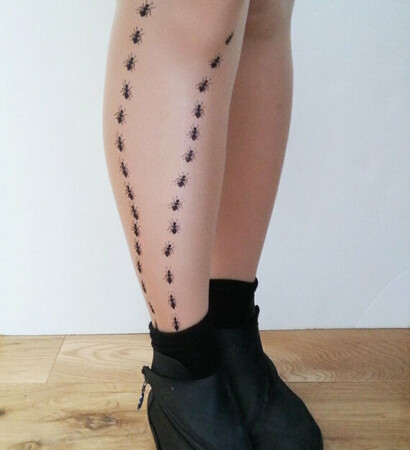 goth tights, tights and tattoo tights