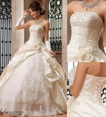 chicas, wedding dresses and fashion