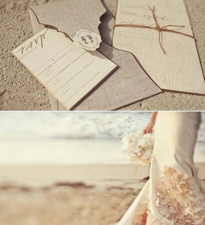 beach wedding, wedding dress and nautical wedding