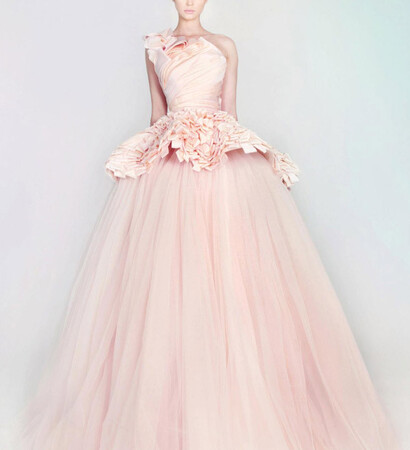 wedding dress, dresses and ombre