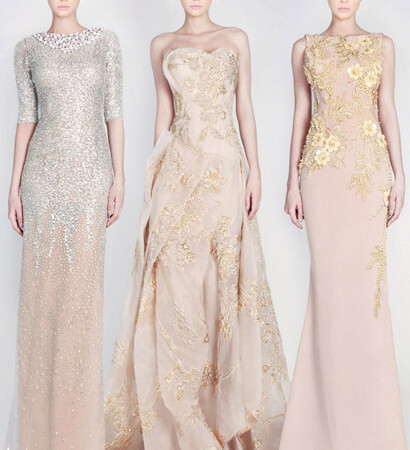 ombre, wedding dress and girly