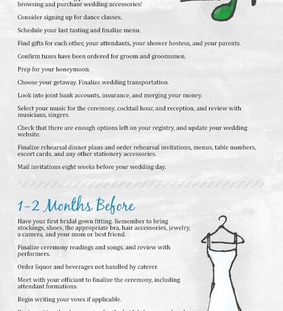 lista and checklist wedding