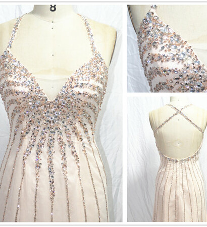 evening gown, chiffon long dress and prom dress