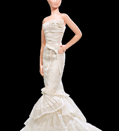 barbie, dress and doll