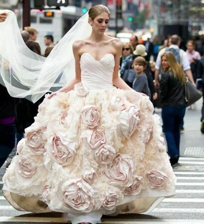 bride, hayley paige and wedding dress