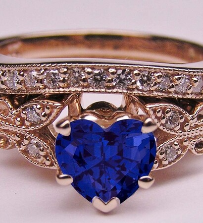 wedding ring, rings and blue
