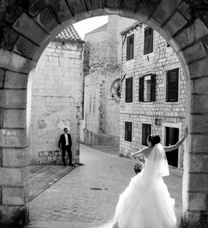 bride, Croatia and dubrovnik